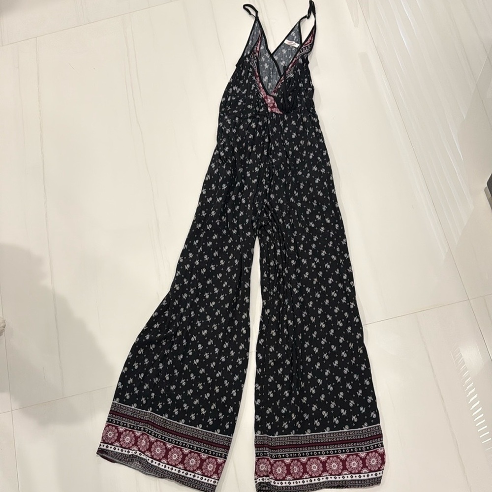 Black and White Patterned Women's Pants